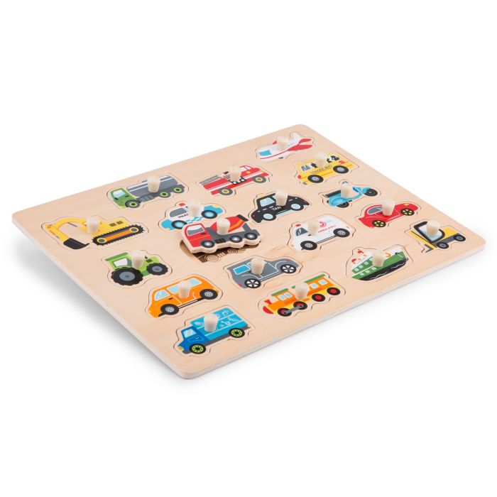 Puzzle Vehicule New Classic Toys, 24 luni+